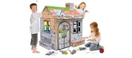 ¿Cómo hacer una casa de cartón?