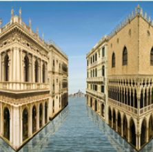 Sub foto Cuadro en 3D Venecia